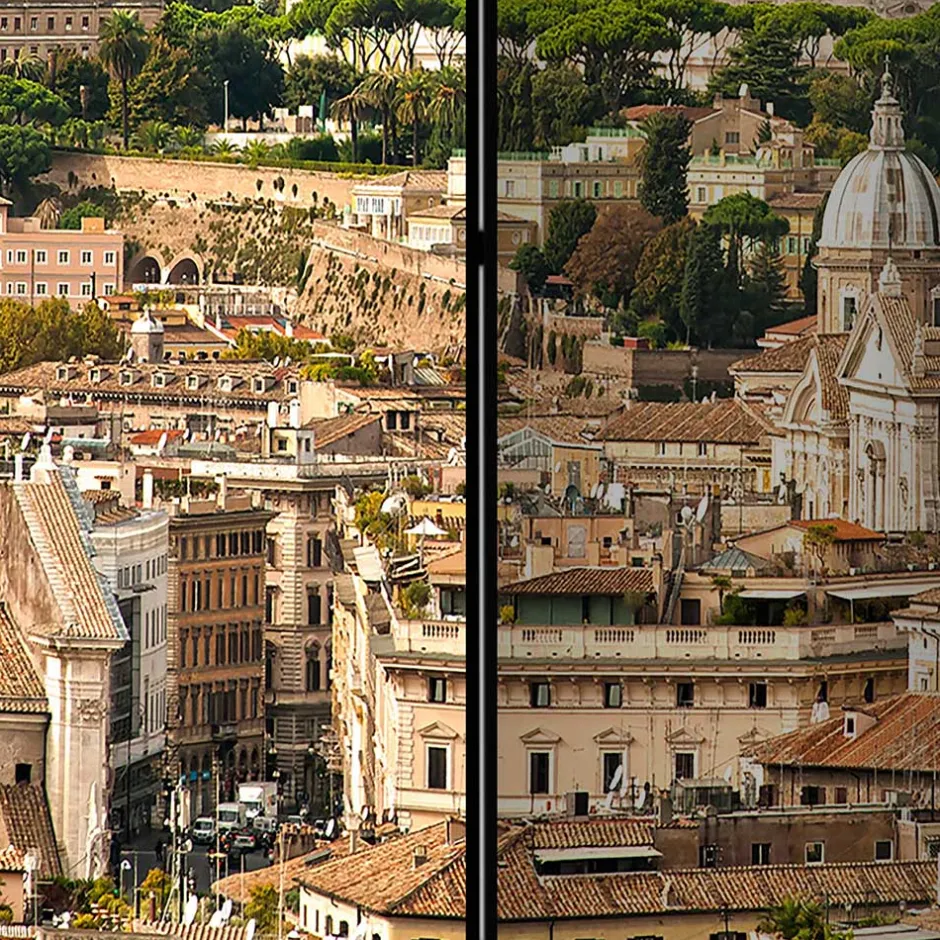 Wohnen Rom Fotomotiv Paravent Stadt & Petersdom - Penanza