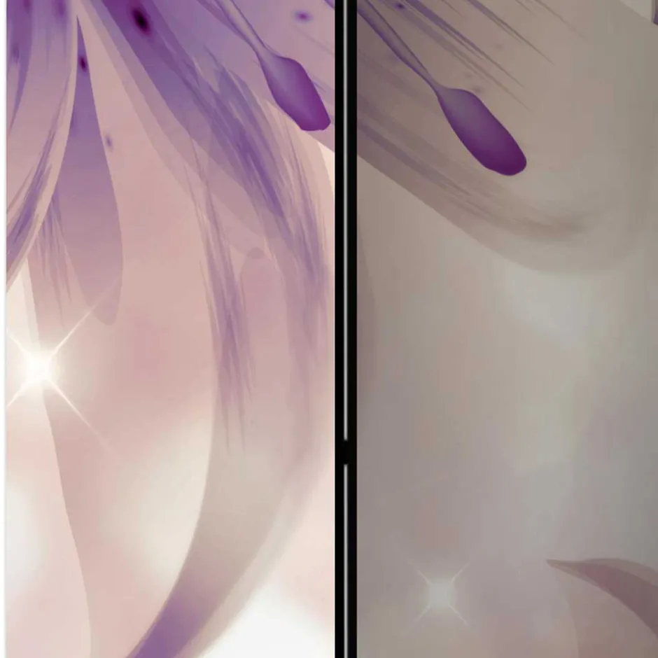 Romantik Paravent mit Lilien Motiv - Narela^Wohnen Online