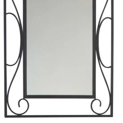 Wohnen Romantischer Wandspiegel Bairika mit Metallrahmen verschnörkelt