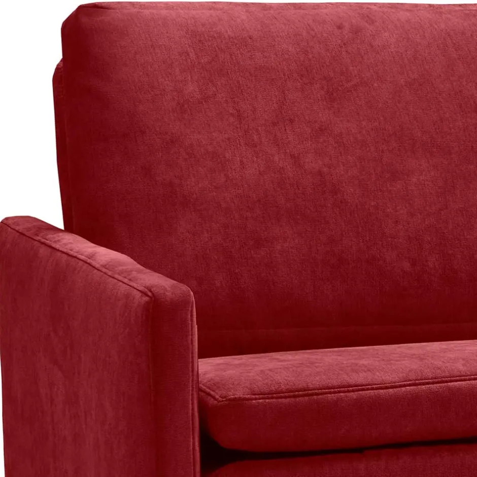 Rote Schlafcouch mit Kaltschaum Polsterung - Viestas^Wohnen Clearance