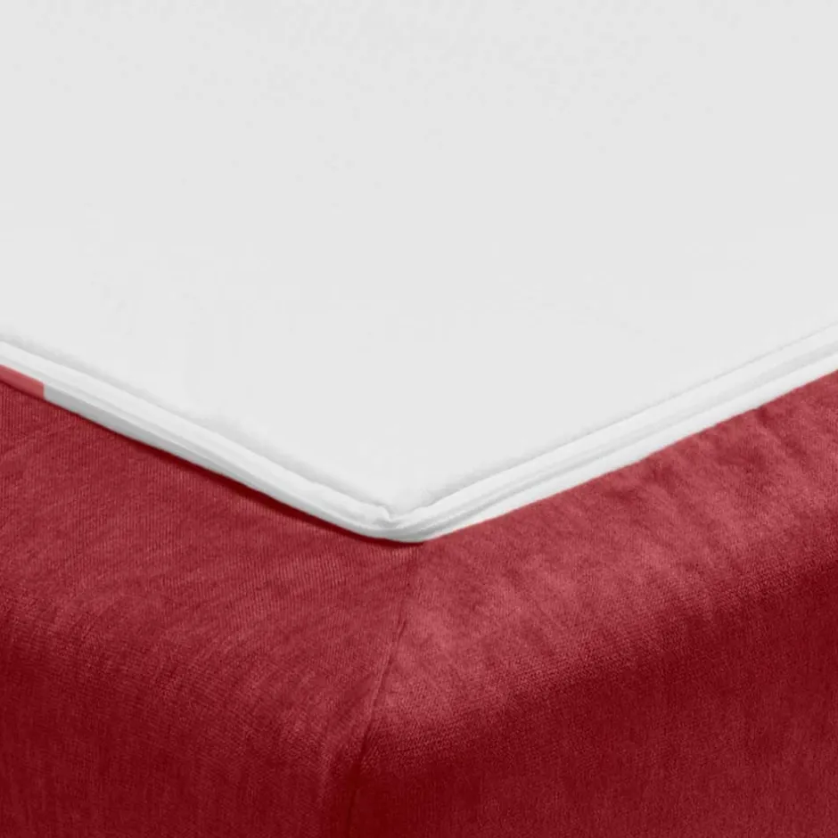 Rote Schlafcouch mit Kaltschaum Polsterung - Viestas^Wohnen Clearance