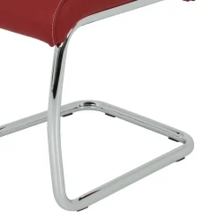 Rote Stühle mit Kunstlederbezug - Karina (Set)^Wohnen