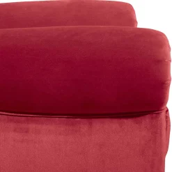 Wohnen Roter Chesterfield-Sessel mit Ohren - Malisha