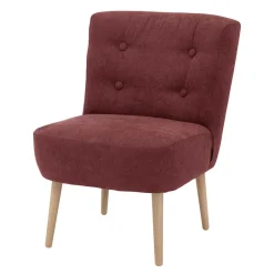 Roter Polstersessel im Retrostil - Jitalca^Wohnen Best