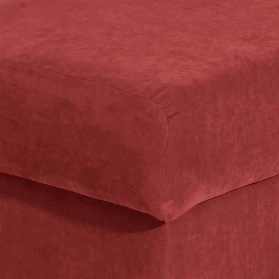 Roter Sessel mit Ohren aus Velours - Jamey^Wohnen Hot