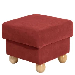 Roter Sessel mit Ohren aus Velours - Jamey^Wohnen Hot