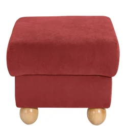 Roter Sessel mit Ohren aus Velours - Jamey^Wohnen Hot