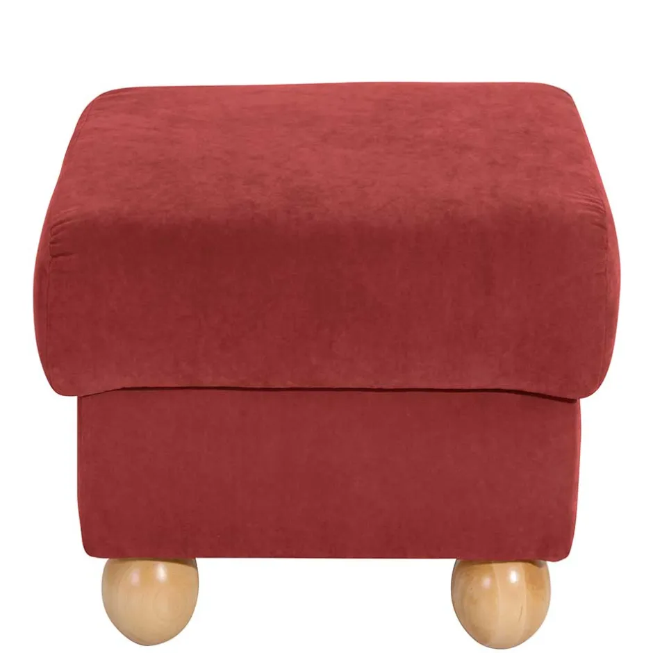 Roter Sessel mit Ohren aus Velours - Jamey^Wohnen Hot