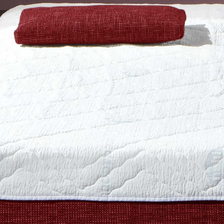 Rotes Sofa mit Schlaffunktion & Bettkasten - Atan^Wohnen New