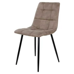 Wohnen Räuchereiche Tisch & 6 Polsterstühle - Omy (siebenteilig)