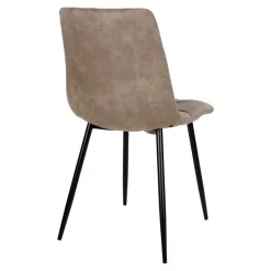 Wohnen Räuchereiche Tisch & 6 Polsterstühle - Omy (siebenteilig)