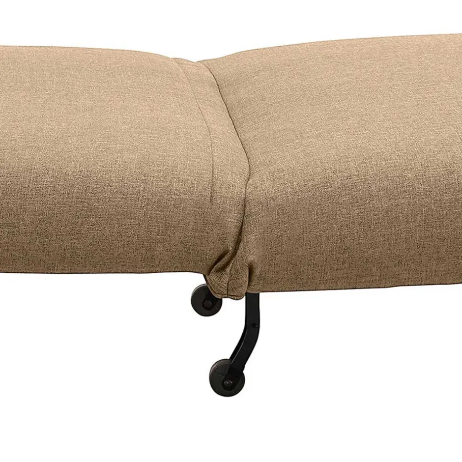 Ruhesessel in Beige Stoff - Ofreda^Wohnen