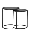 Wohnen Runde Beistelltische 2-Satz - Louisonna (zweiteilig)