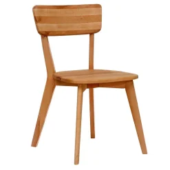 Wohnen Runde Essgruppe aus Massivholz - Priemwa (fünfteilig)