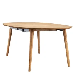Runder Ausziehtisch aus Wildeiche - Venice^Wohnen Outlet