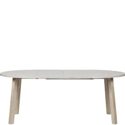 Runder Ausziehtisch in Eiche Bianco - Guern^Wohnen