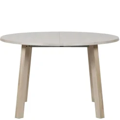 Runder Ausziehtisch in Eiche Bianco - Guern^Wohnen