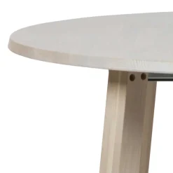 Runder Ausziehtisch in Eiche Bianco - Guern^Wohnen