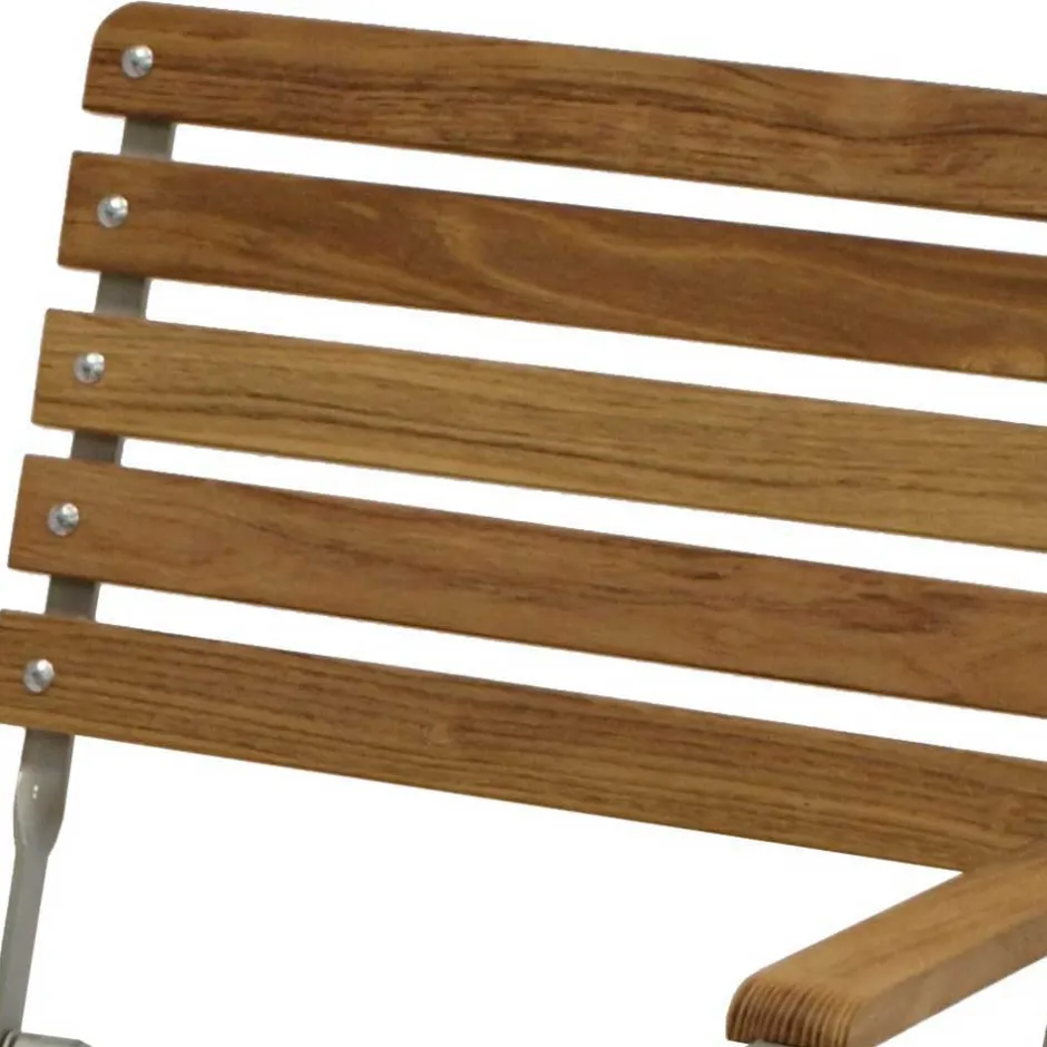 Wohnen Runder Balkontisch & Armlehnenstühle - Syolino (dreiteilig)