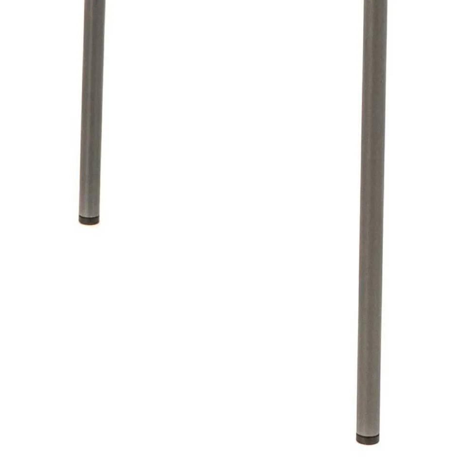 Wohnen Runder Beistelltisch in Braun & Weiß & Grau - Parcelov