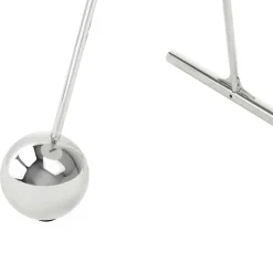 Runder Beistelltisch in Schwarz & Silber - Chaylin^Wohnen Sale