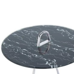 Runder Beistelltisch in Schwarz & Silber - Chaylin^Wohnen Sale