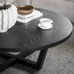 Runder Couchtisch mit Durchmesser 110 cm - Cantabry^Wohnen Discount