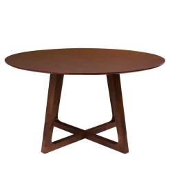 Wohnen Runder Esstisch & 4 Stühle - Annescu II (fünfteilig)