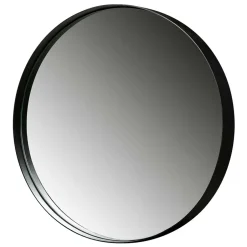 Wohnen Runder Hängespiegel in Schwarz 80x80x5 - Mion