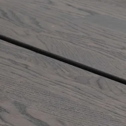 Runder Holztisch Eiche Dunkelbraun & Metall - Liguria^Wohnen Clearance