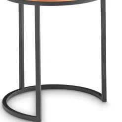 Runder Holztisch mit Metallgestell - Francis^Wohnen Best