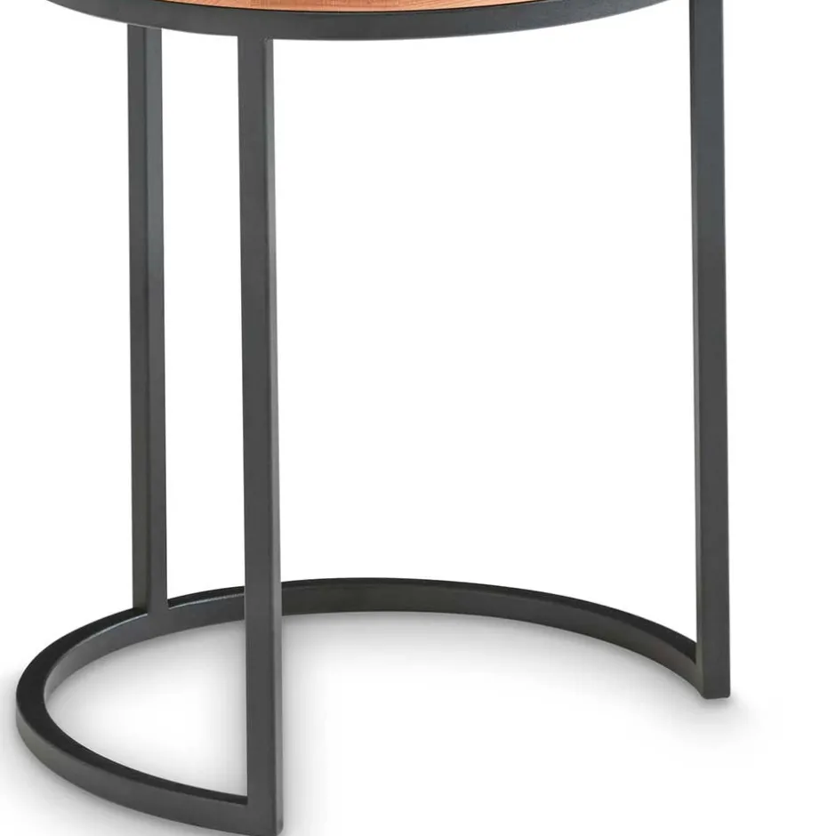 Runder Holztisch mit Metallgestell - Francis^Wohnen Best