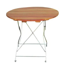 Wohnen Runder Klapptisch Paznaun massiv