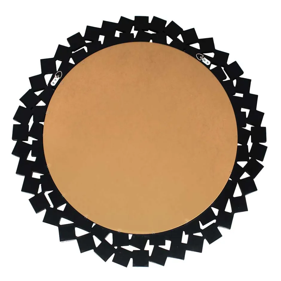 Wohnen Runder Mosaik Spiegel in Rosegold - Promenada