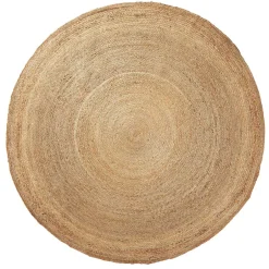 Wohnen Runder Naturfaserteppich aus Jute-Kordeln - Grandio