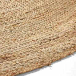 Wohnen Runder Naturfaserteppich aus Jute-Kordeln - Grandio