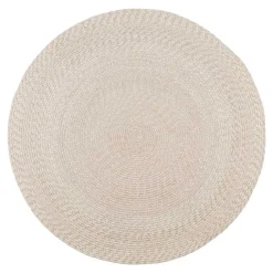 Wohnen Runder Outdoor-Teppich in Beige - Emjos