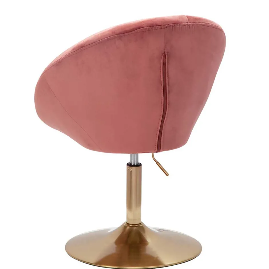 Wohnen Runder Polstersessel drehbar & höhenverstellbar - Maestoso