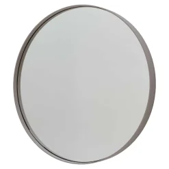 Wohnen Runder Retro Spiegel in Taupe - Sumatria