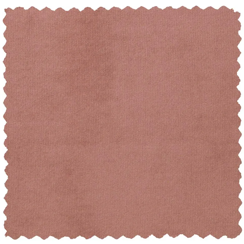 Runder Samt Sitzhocker in Altrosa - Cessma^Wohnen