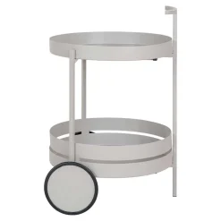 Wohnen Runder Servierwagen im Skandi Design - Veladrano