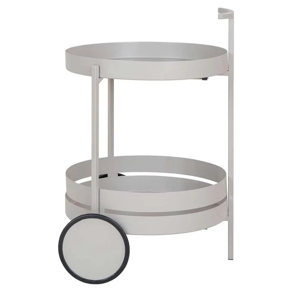 Wohnen Runder Servierwagen im Skandi Design - Veladrano
