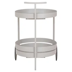 Wohnen Runder Servierwagen im Skandi Design - Veladrano