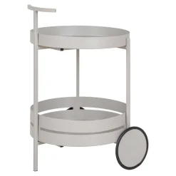 Wohnen Runder Servierwagen im Skandi Design - Veladrano