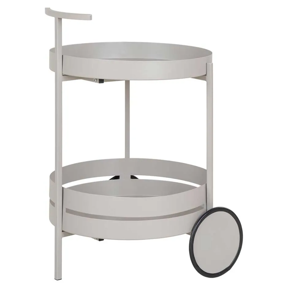 Wohnen Runder Servierwagen im Skandi Design - Veladrano