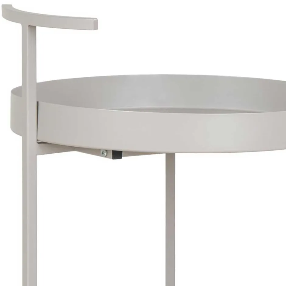 Wohnen Runder Servierwagen im Skandi Design - Veladrano