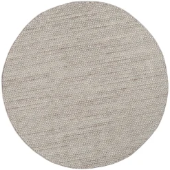 Wohnen Runder Skandi Design Teppich in Sisal Optik - Lephanta