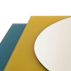 Runder Spiegel & rechteckiges Glas - Howland^Wohnen Clearance