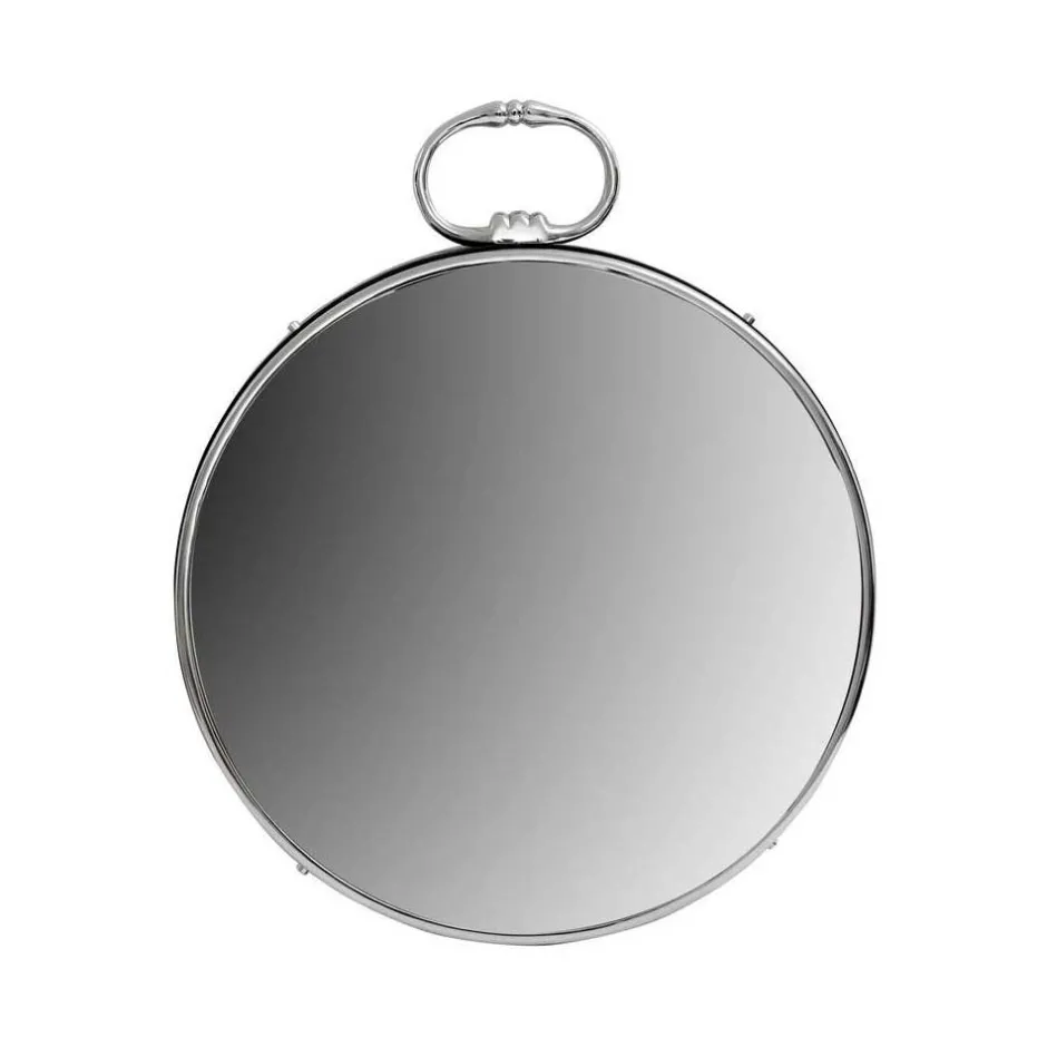 Wohnen Runder Spiegel im Taschenuhr Design - Lagusta