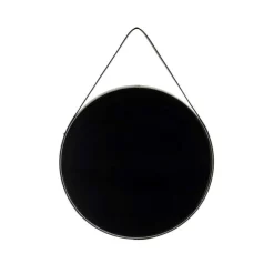 Runder Spiegel in Grau & Schwarz - Zutana^Wohnen Hot